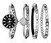 Outlier Watch & Bracelet Set for Women - Stunning Bangle, Cuff & Chain Bracelet Jewelry in a Sleek Gift Box