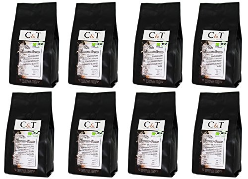 Kaffee- ESPRESSO Crema – Espresso - Kaffee gemahlen 8 x 1000 g frisch von uns geröstet