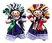 Mexican Handmade Traditional Rag Dolls 2 Pack - 5 inches