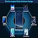 UGpine Wireless Charger Ultra Slim Qi Wireless Charging Pad Fast Charge for Samsung Galaxy Note 8 S8 S8 Plus S7 S7 Edge Note 5 S6 Edge Plus and Standard Charge for Apple iPhone X/8/8 Plus