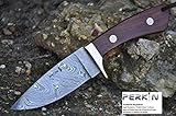Custom Damascus Handmade Hunting Knife - Bushcraft Knife