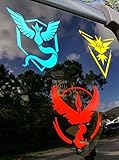 Pokemon Go Inspired Team Decals Sticker (3 pack)