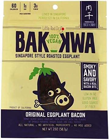 Little Red Dot - Bak Kwa Vegan Singapore Style Roasted Eggplant - 2 oz.