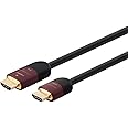 Monoprice 4K High Speed HDMI Cable - 4K@60Hz, 18Gbps, HDR, CL2 In-Wall Rated, Active, 100ft, Black
