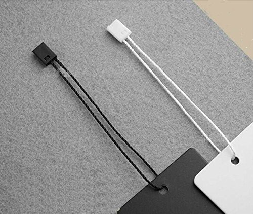 image for handrong 950pcs Hang Tag Polyester String Snap Lock Pin Loop Fastener 