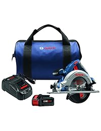 Bosch CCS180-B14 - Sierra circular (18 V, 6-1 2 pulgadas, batería CORE18V), color azul