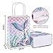 Mermaid Party Supplies,18 Pack Mermaid Party Bags Mermaid Party Favors Gift Bags,Mermaid Goodie bags Treat Bags