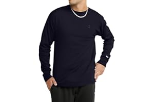 Champion Men's Long Sleeve T-shirt, Classic T-shirt for Men (Reg. Or Big & Tall)