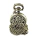 YouYouPifa Bronze Three Flower Pattern Hollow Small Pocket Watch
