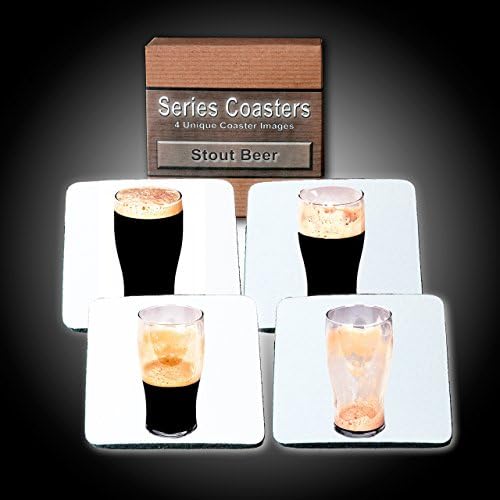 Stout Beer - 4 Storytelling Coasters