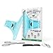 BEARDCLASS Beard Shaping Tool - 8 in 1 Comb Multi-liner Beard Shaper Template Comb Kit Transparent - Works with any Beard Razor Electric Trimmers or Clippers (Clear Blue)
