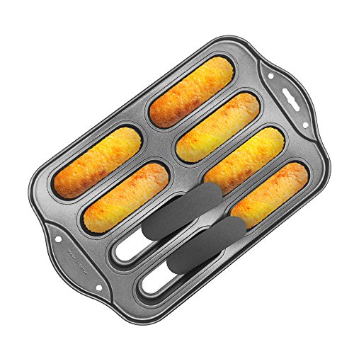 Marx Deluxe 8 Mini Cheesecake Pan, Oblong Tart, Hot Dog Bun Pan with Removable eBay