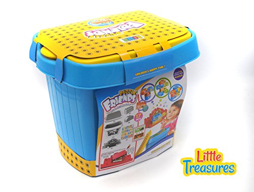 Learning Barrel – Building block for preschoolers, printed with capital, small letters and various words with illustrations; a large set up for building bricks compatible parts - Thumbnail 2