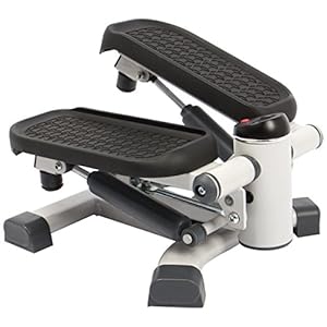 SportPlus 2-in-1 mini-stepper met gepatenteerde omschakeltechniek, swing-stepper en op- en afstepper in één apparaat…