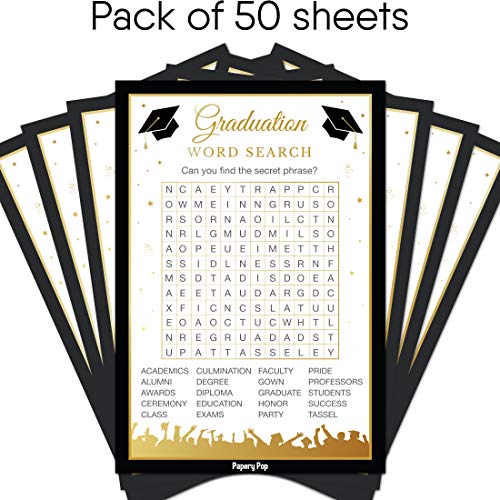 2020 Graduation Party Word Search Game Tiendamia Com