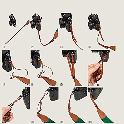Camera Strap Eorefo [Slim Series] Camera Should Neck Strap for Mirrorless and DSLR Camera,Brown. - Thumbnail 5