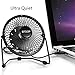 BTOOP 4 Inch Mini USB Desk Fan - Small - Black