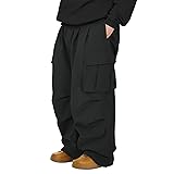 Baggy Cargo Pants Men Wide Casual Parachute Pants