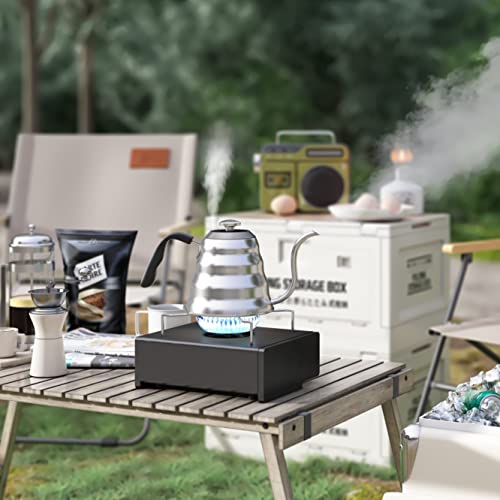 ZOMFLO Gooseneck Kettle Whistle With Thermometer For Coffee and Tea