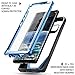 Galaxy Note 8 Case, Poetic Guardian [Scratch Resistant Back] [360 Degree Protection] Full-Body Rugged Clear Hybrid Bumper Case with Built-in-Screen Protector for Samsung Galaxy Note 8 Black/Blue