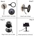 Case for Nest Cam for Outdoor / Camera Cases w/ Gooseneck Wall Mount for Dropcam Pro in Black by Dropcases - 100% Night Vision & Built-In Heat Sinks - IP 66 -
