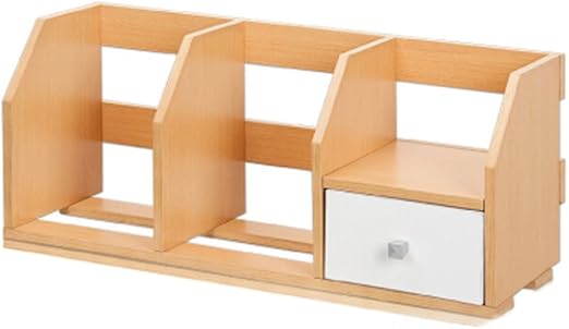Gljjqmy Bookshelf Desktop With Drawers Small Bookshelf Office