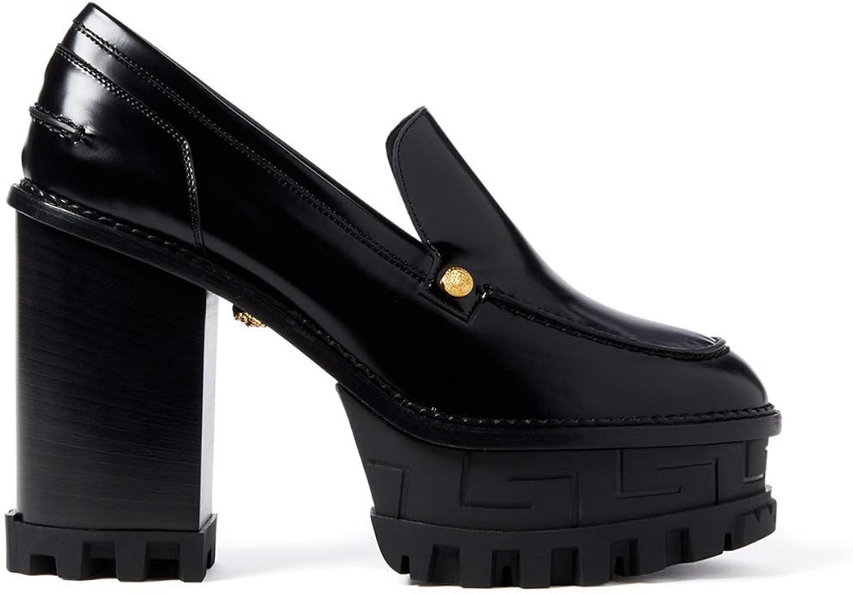 Amazon.com: Versace Platform Mary Jane Black 38 (US Women's 8) M: Shoes