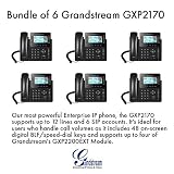 Grandstream GXP2170 (BUNDLE of 6) 12 Line IP Phone, Color Display-VoIP