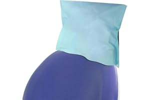 JEVOLVE 500 Pcs Dental Headrest Paper Cover 10"x13" | Disposable Dental Chair Sleeves Protector | Fluid Resistant Poly Backing Colored Sleeves for Headrest - Blue