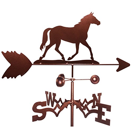 Hand Made QUARTER HORSE GARDEN Stake Weathervane ~NEW~