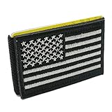iCraft-Slim Front Pocket USA Flag Tactical Patch Wallet