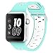 Compatible Apple Watch Band 38mm & 40mm, Alritz Silicone Sport Strap Replacement for Apple Watch Series 4/Series 3/Series 2/Series 1/Nike+