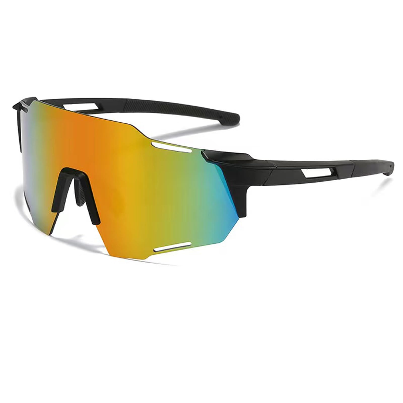 YQBFTC Cycling Glasses,Running Sunglasses,Sports Polarized Sunglasses for Mens and Womens,Running glasses UV 400 Sports Glasses Ski Goggles for Outdoor Bicycle Motorbike Driving Fishing Hiking Skiing