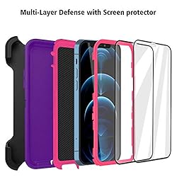 iPhone 12 Pro Max Case with Two Screen Protector 3