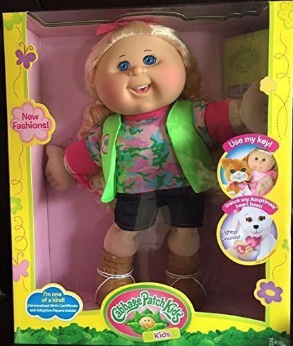 Cabbage Patch Kids Doll with Adoptimals Key Blonde Adventure Doll