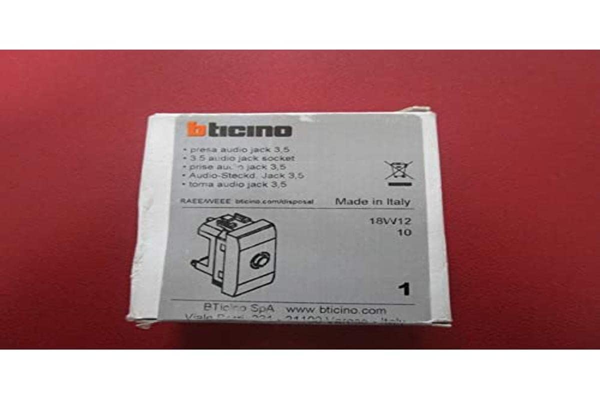 Bticino Livinglight N4280 - Ll-Base Audio Jack 3.5 1M, white