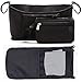 Lucear Baby Stroller Organizer Diaper Bag, Dual Cup Holders, Front Zippered Phone Pouch, Back Big Mesh Diaper Pocket, Best Baby Stroller Accessory Gift
