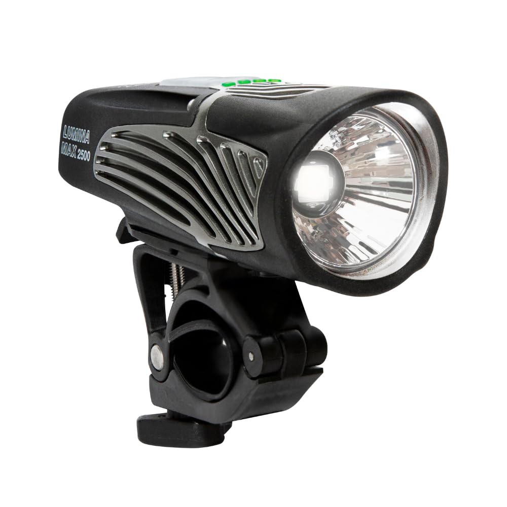 Photo 1 of ***MISSING LIGHT *** NiteRider Lumina Max 2500 Lumen Front Bike Light | USB-C Rechargeable LED Headlight with Wireless Control, 8 Lighting Modes, 8-Step Fuel Gauge, IP64 Waterproof | Road Cycling, MTB, e-Bike
