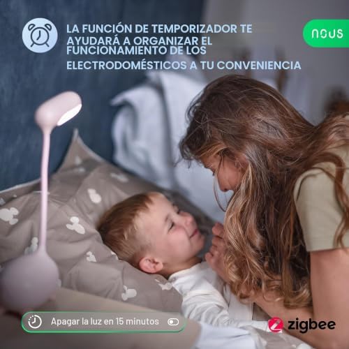 A7Z ZigBee Smart Socket con Monitorización de Energía, 16A, App y control por voz, Temporizador y Horarios, Compatible con Alexa, Google Home, Home Assistant, Tuya, Requiere ZigBee Hub, Pack of 3