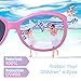 RIVBOS RBK006 Rubber Flexible Kids Polarized Sunglasses Age 3-10 (Pink Heart)