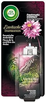 Air Wick Freshmatic Compact Automatisches Duftspray Nachfüller, Peruanische Andenblüte, 2er Pack (2 x 24 ml)