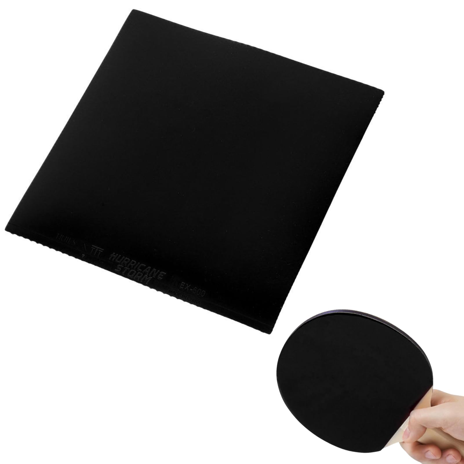 Jadeshay Table Tennis Rubber - Ping Pong Rubber for Table Tennis Bats Rackets Sports(black)