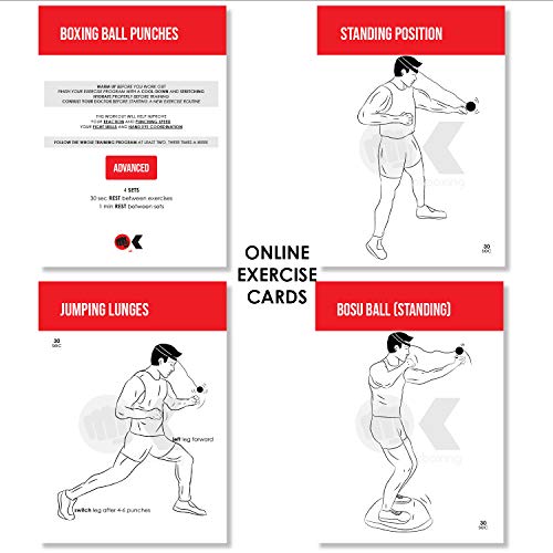 image for OKBoxing Boxing Reflex Ball, React Reflex Ball Set with 2 Difficulty T