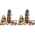 Broadway Basketeers Gourmet Chocolate Food Gift Basket Snack Gifts for Families, College, Delivery for Birthdays, Appreciation, Thank You, Get Well Soon, Care Package (Pack of 2)