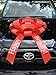CarBowz Big Red Car Bow, Happy Birthday Bow, Giant 30