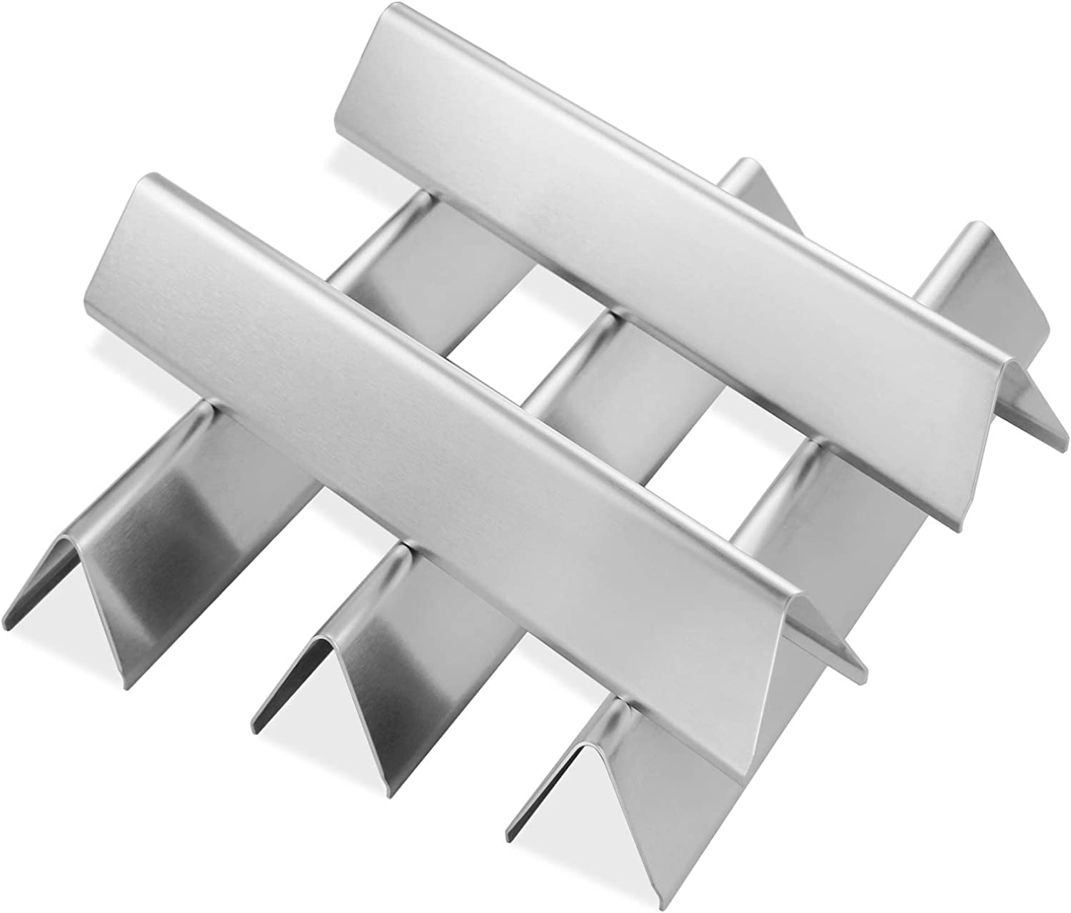 Denmay 7636 38.8CM Flavorizer Bar Replacement Parts 1.3mm for Weber Spirit II/LX 300 Series, Spirit 300 E310 E320 E330 S310 S320 S330(with Front Control Panels), Stainless Steel Heat Plates