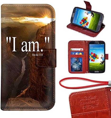 Samsung Galaxy S7 Wallet Case [herlihy] Customized PU Leather Durable bible verses about strength Samsung Galaxy S7 Wallet Case with Card Slots For Samsung Galaxy S7