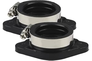 POWERMOTOR 28mm 30mm Carburetor Intake,Carb Intake Adapter Manifold Boot Compatible with PWK OKO KOSO Engine Dirt Bike Motorcycle(2PCS)