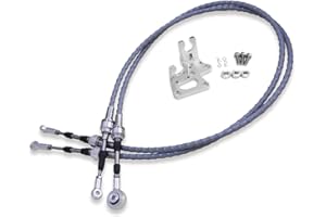 Sewtanc Shifter Cables & Transmission Bracket,Car Trans Bracket,Race-Spec Transmission Shifter Cables and Trans Bracket,compatible for Honda RSX EG EK K Swap K20 K24