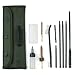 Forliver Universal Gun Cleaning Kit Pistol Cleaning Kit Perfect for Hand Guns Rifles with Brass Brushes Cleaning Patches and Swabs Cleaning Kits, Portable Metal Brushes for 5.56mm .223 .22 Cal
